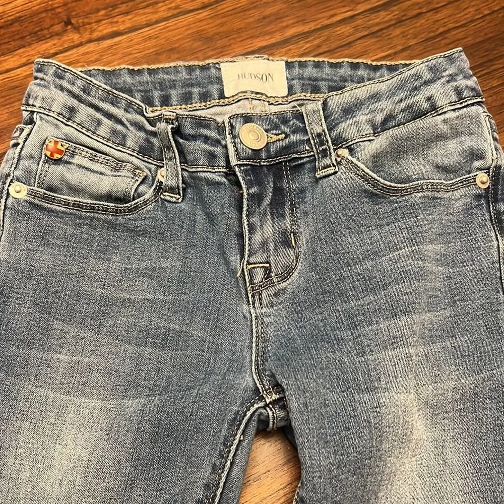 Hudson cuffed jeans kids size 8 - Picture 4 of 7